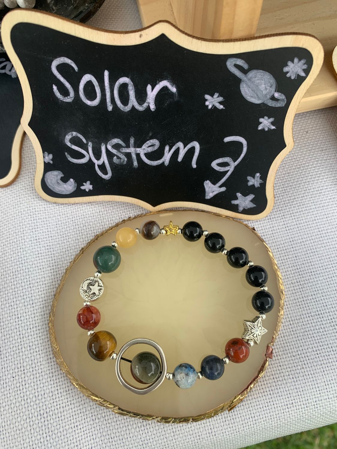 Solar System Planetary Radiance Crystal Bracelet