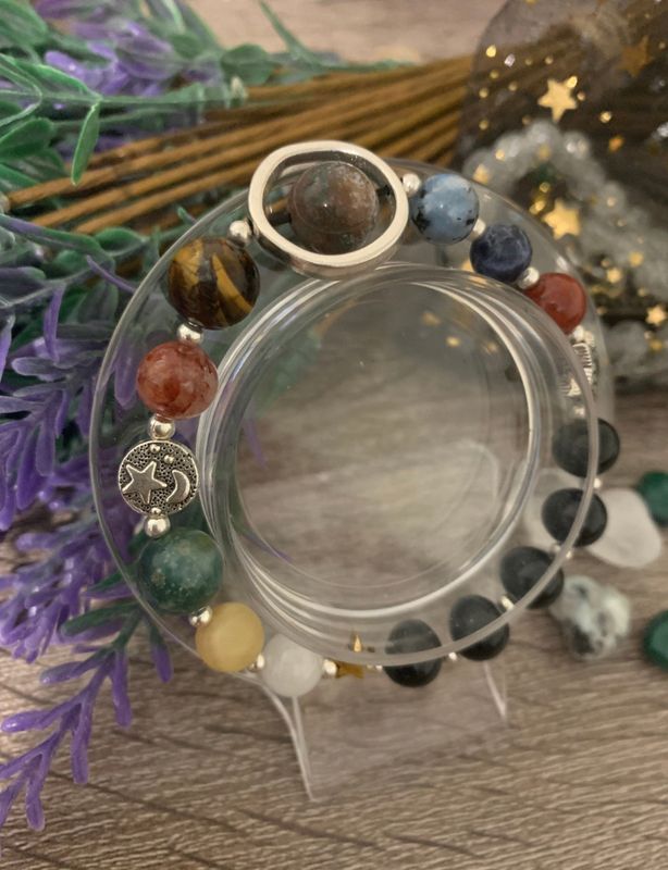 Solar System Planetary Radiance Crystal Bracelet