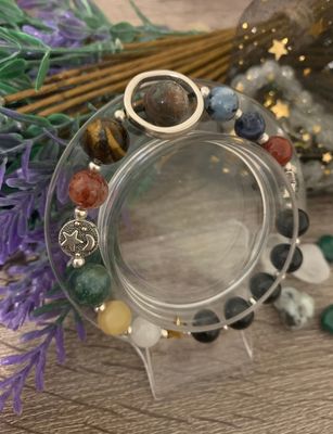 Solar System Planetary Radiance Crystal Bracelet