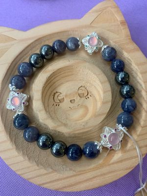 High Quality &amp; Rare Bloodshot Iolite And Hematite