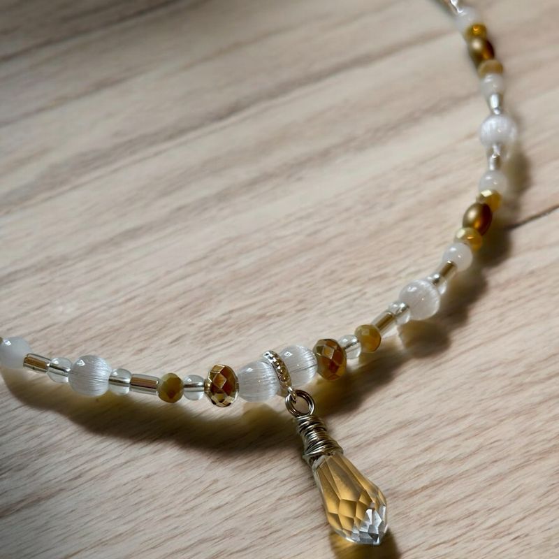 First Light II - Luminous Glass Necklace