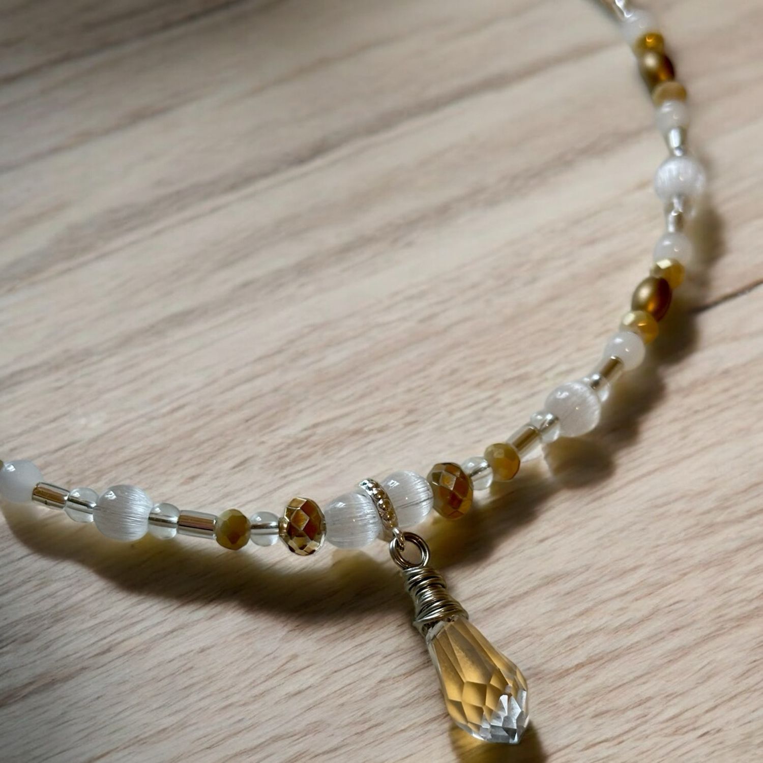 First Light II - Luminous Glass Necklace