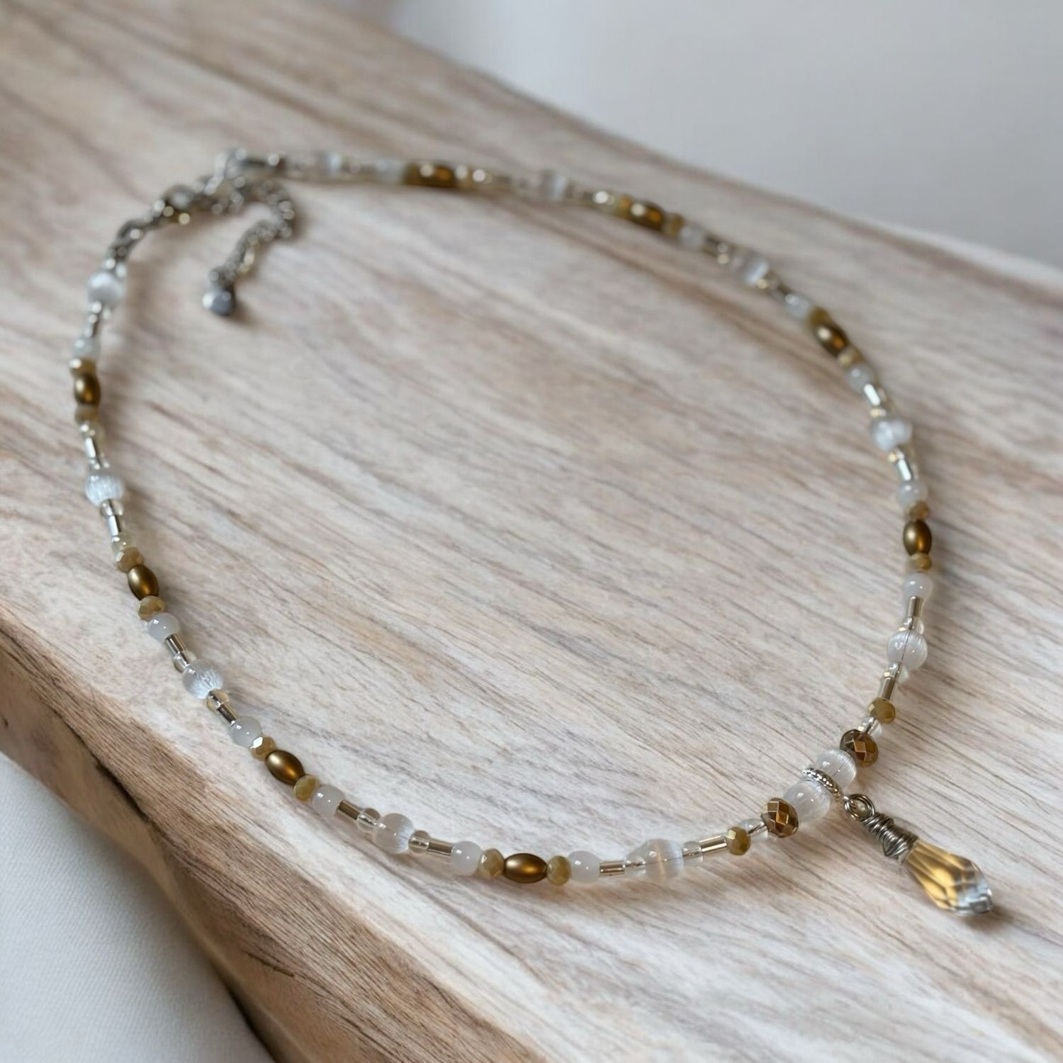 First Light II - Luminous Glass Necklace