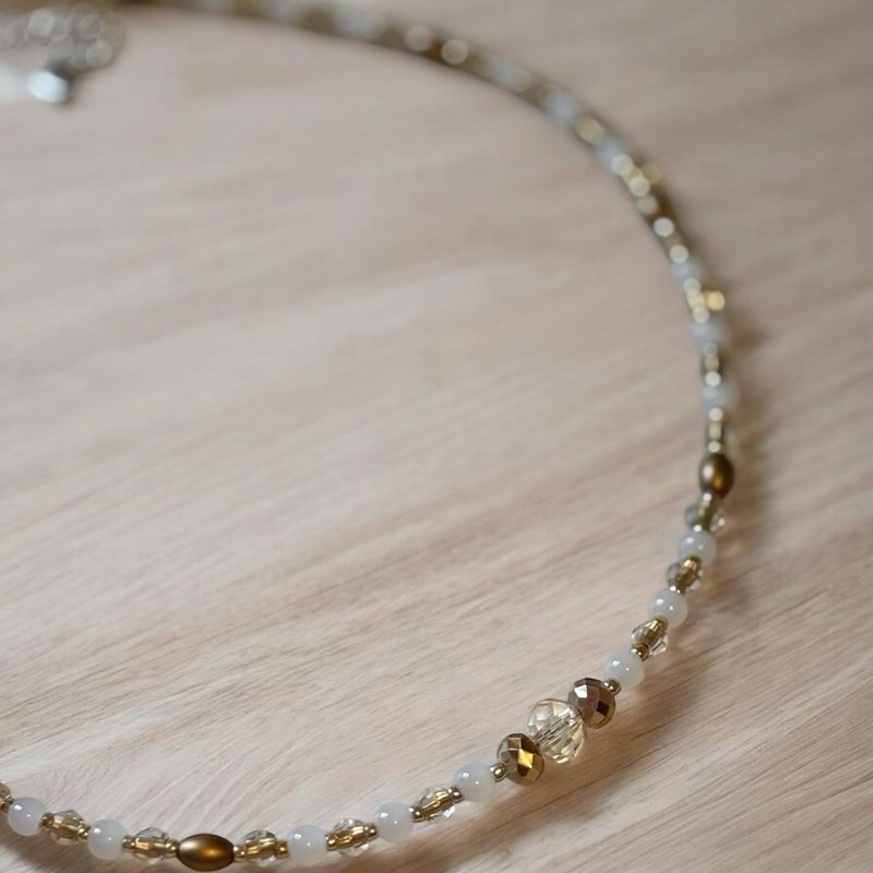 First Light III - Luminous Glass Necklace