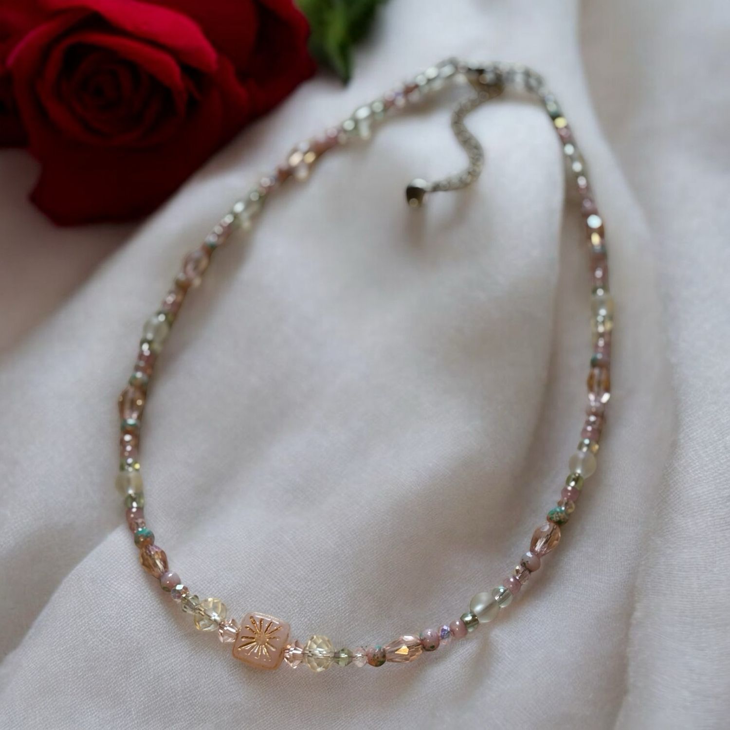 Sunspell I - Luminous Glass Necklace