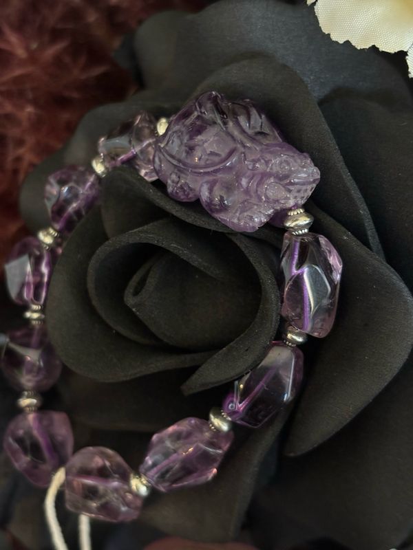 Amethyst Guardian Luxe Bracelet
