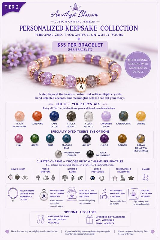 ✨ Personalized Keepsake Collection Bracelet ✨