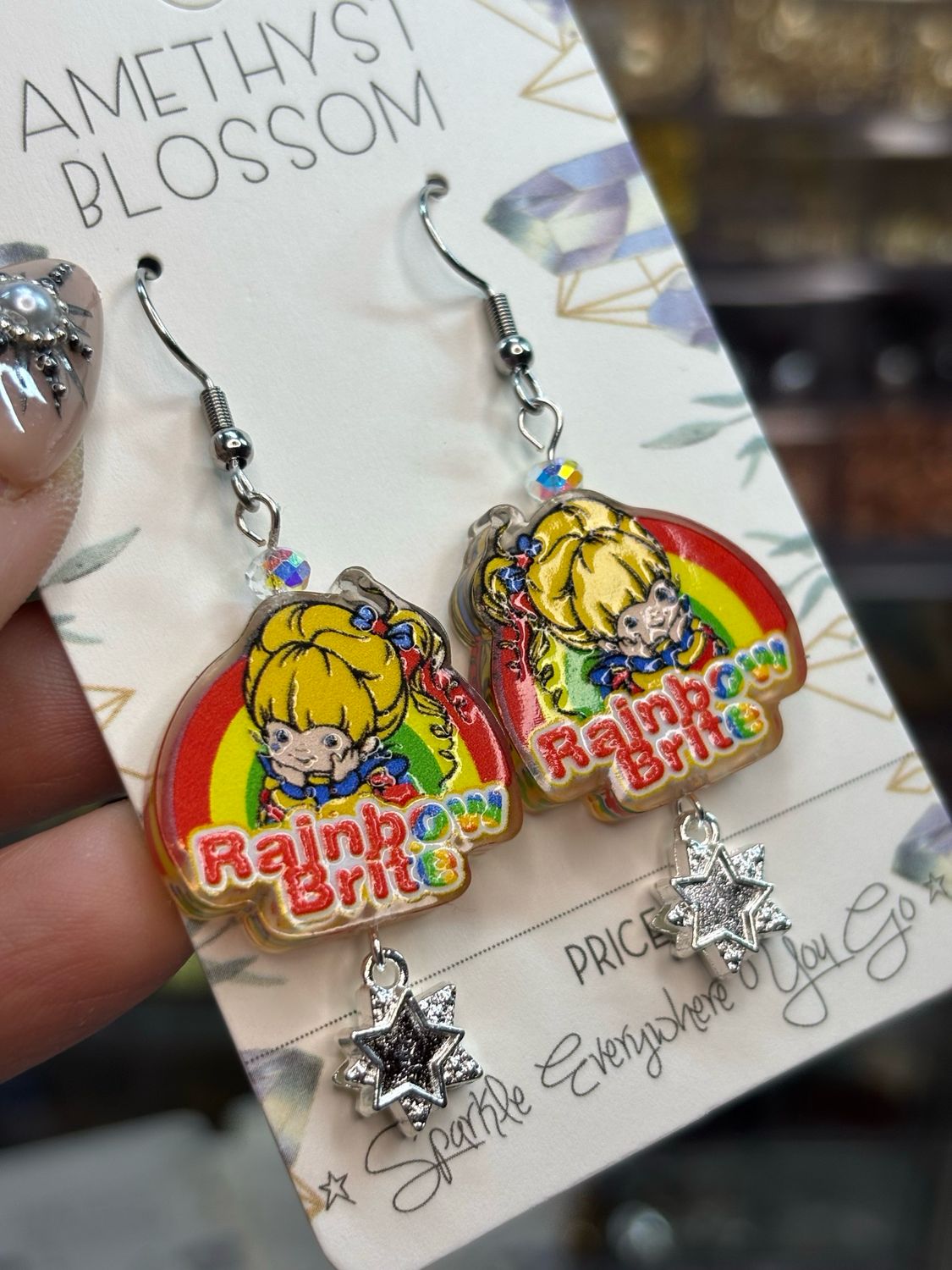 Rainbow Brite Starlight Earrings