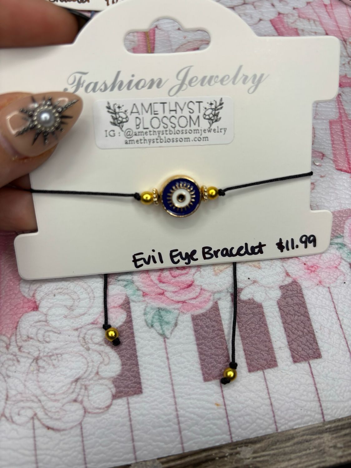 Classic Evil Eye Adjustable Bracelet