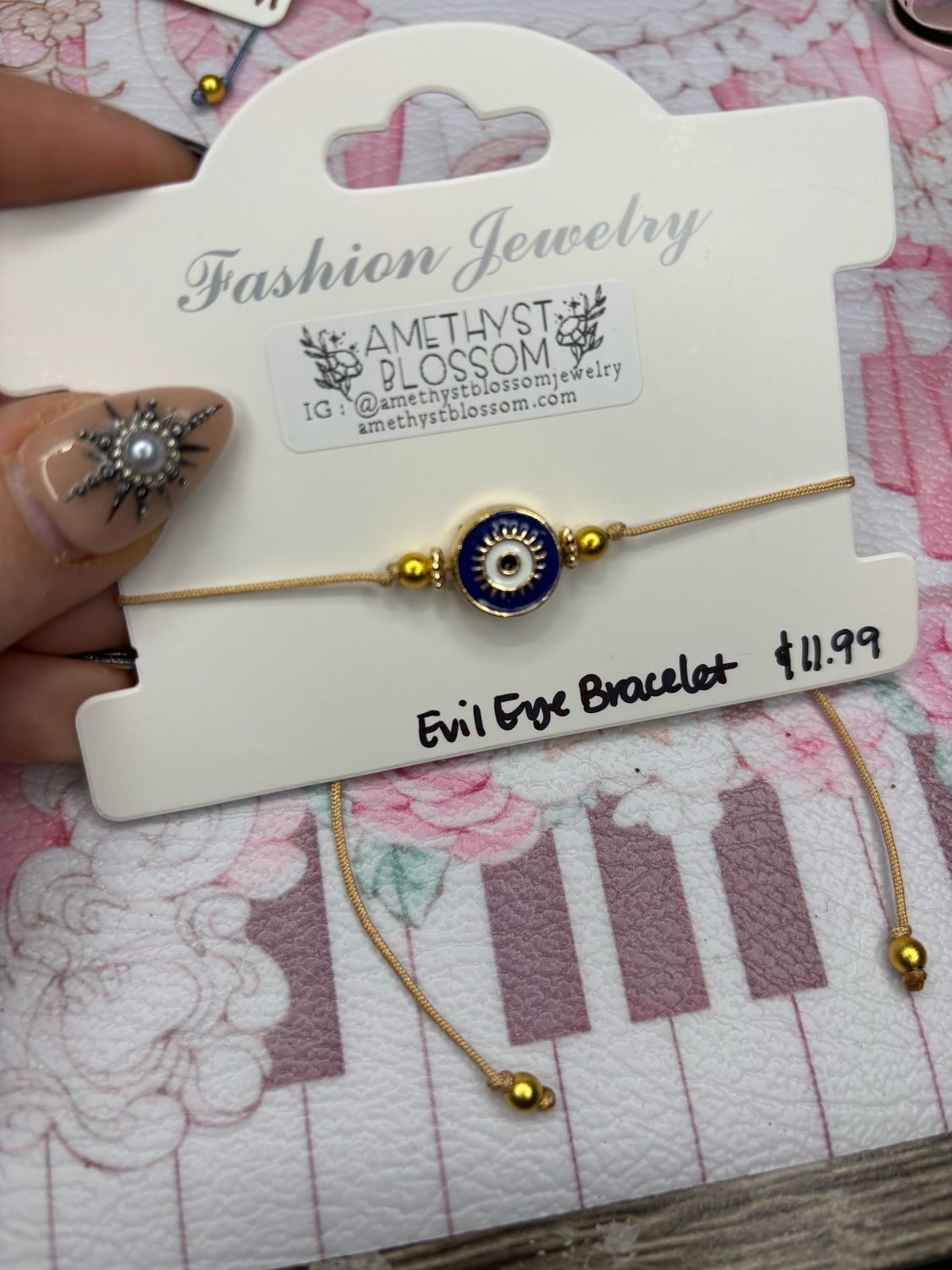 Classic Evil Eye Adjustable Bracelet