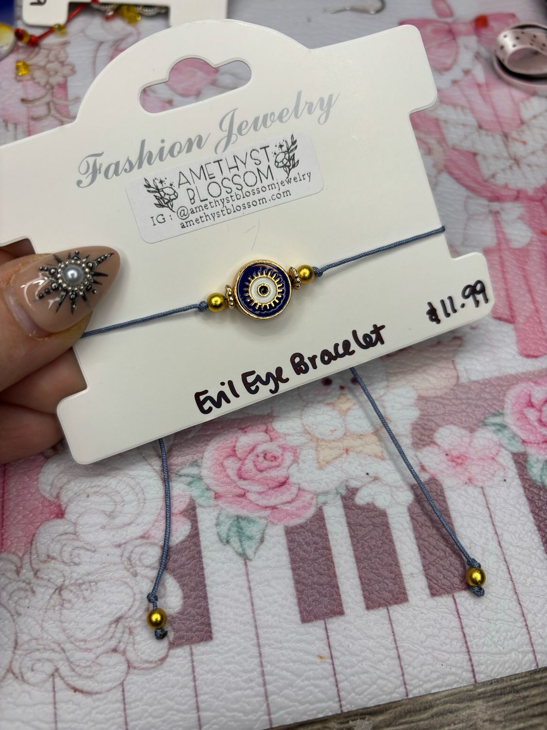 Classic Evil Eye Adjustable Bracelet