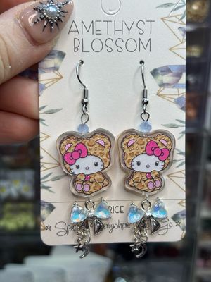 Hello Kitty Opalized Bow Earrings