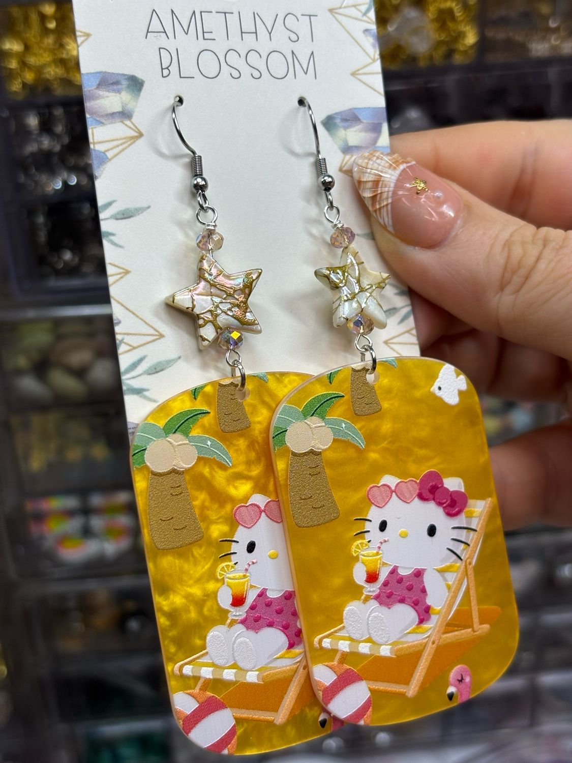 Hello Kitty Island Escape Earrings