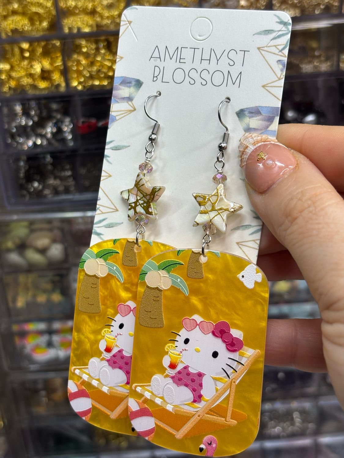 Hello Kitty Island Escape Earrings