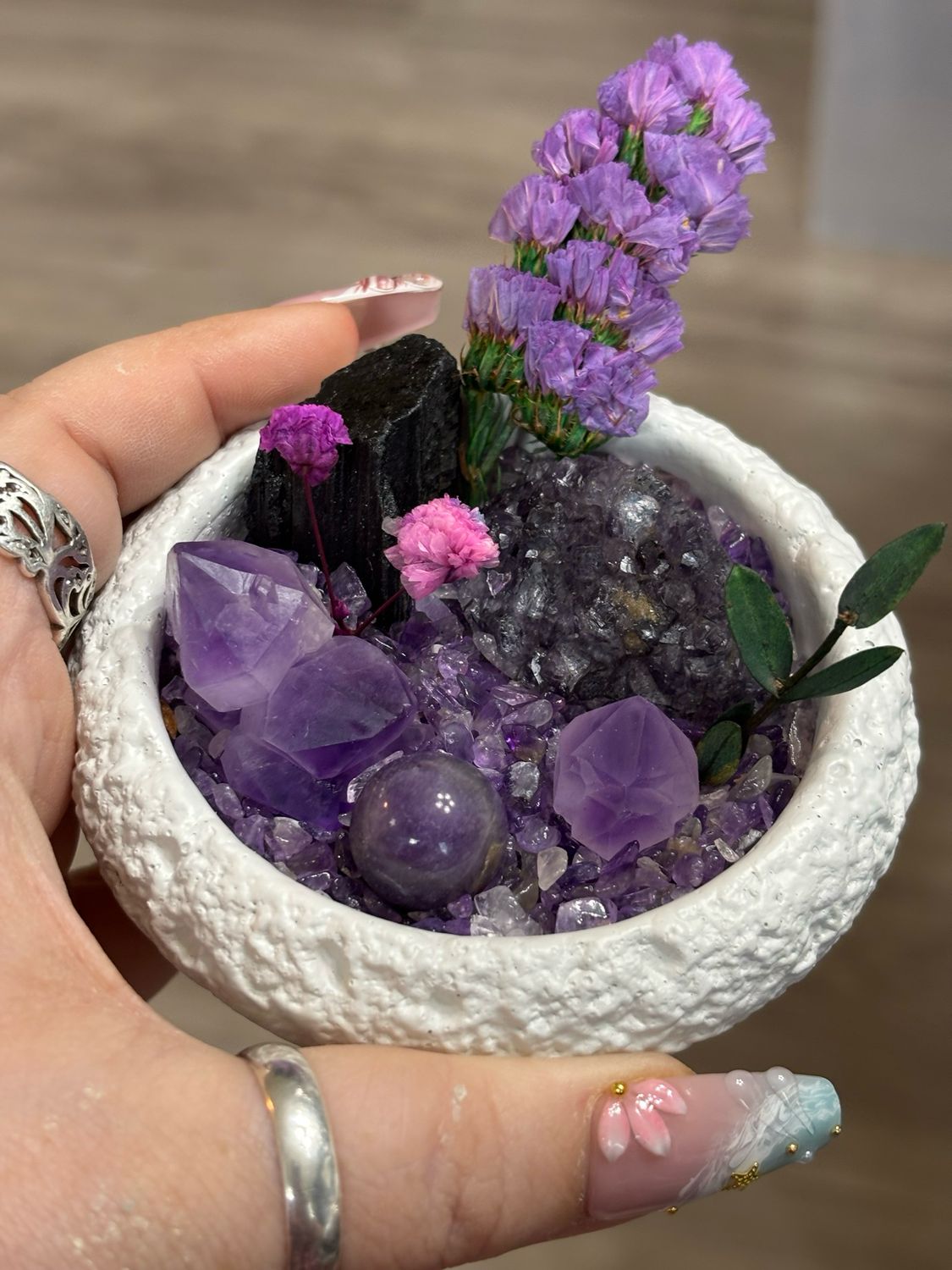 DIY Crystal Garden