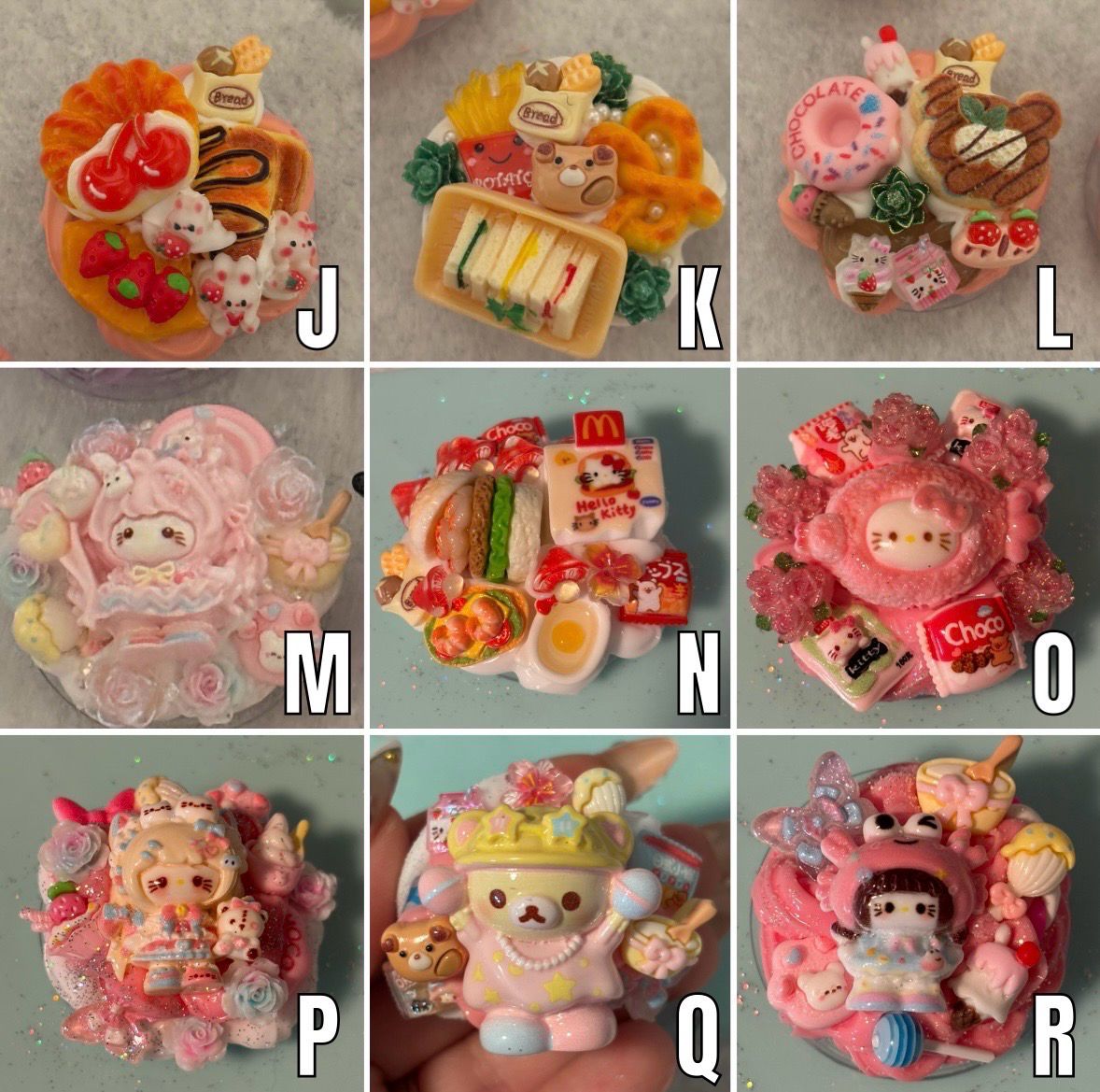 Hand Piped Decoden Cream Glue Phone Holder