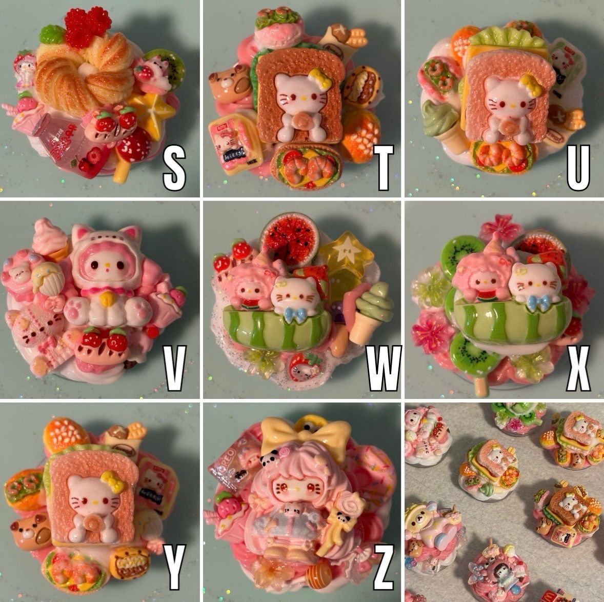Hand Piped Decoden Cream Glue Phone Holder