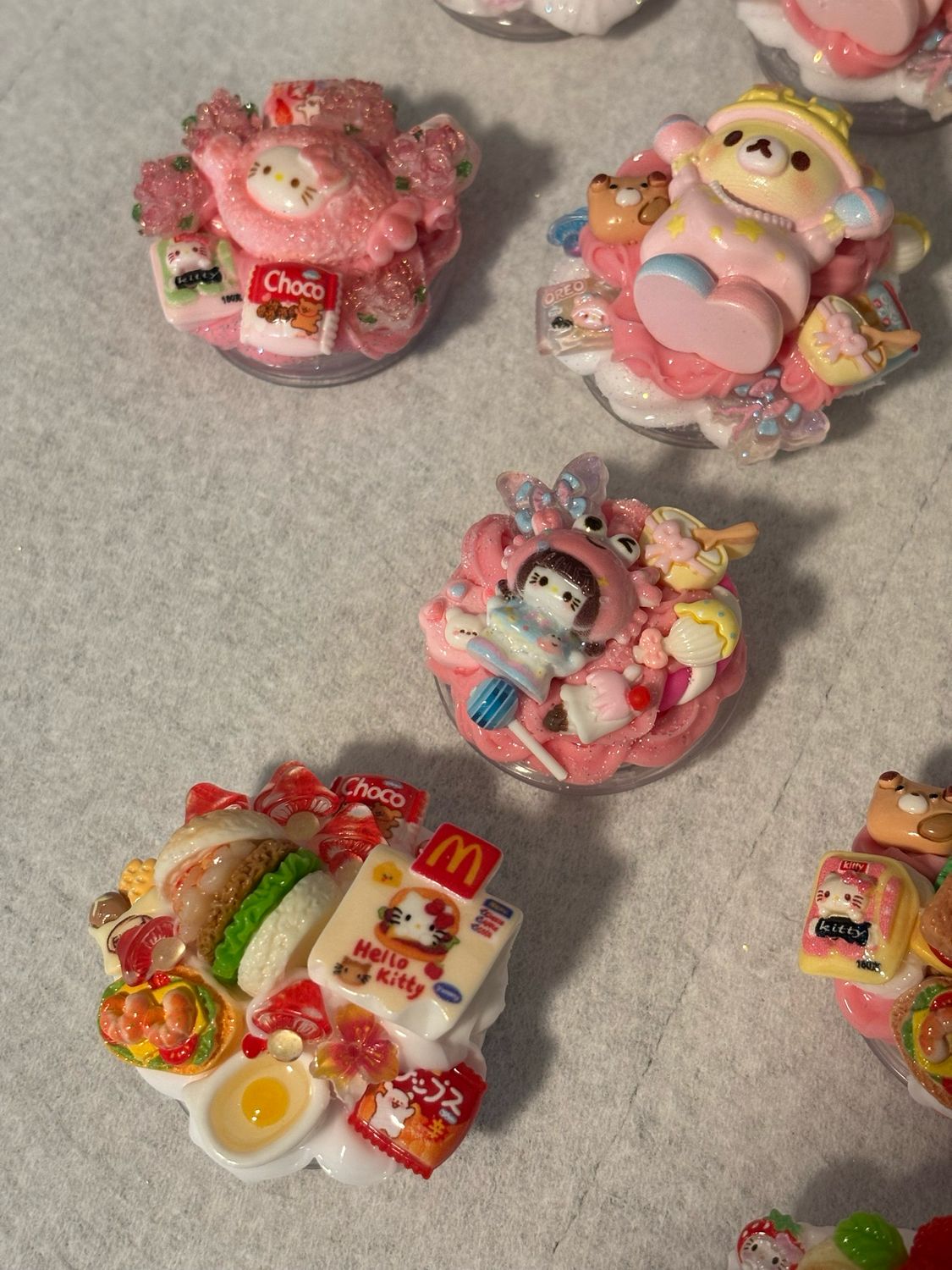 Hand Piped Decoden Cream Glue Phone Holder