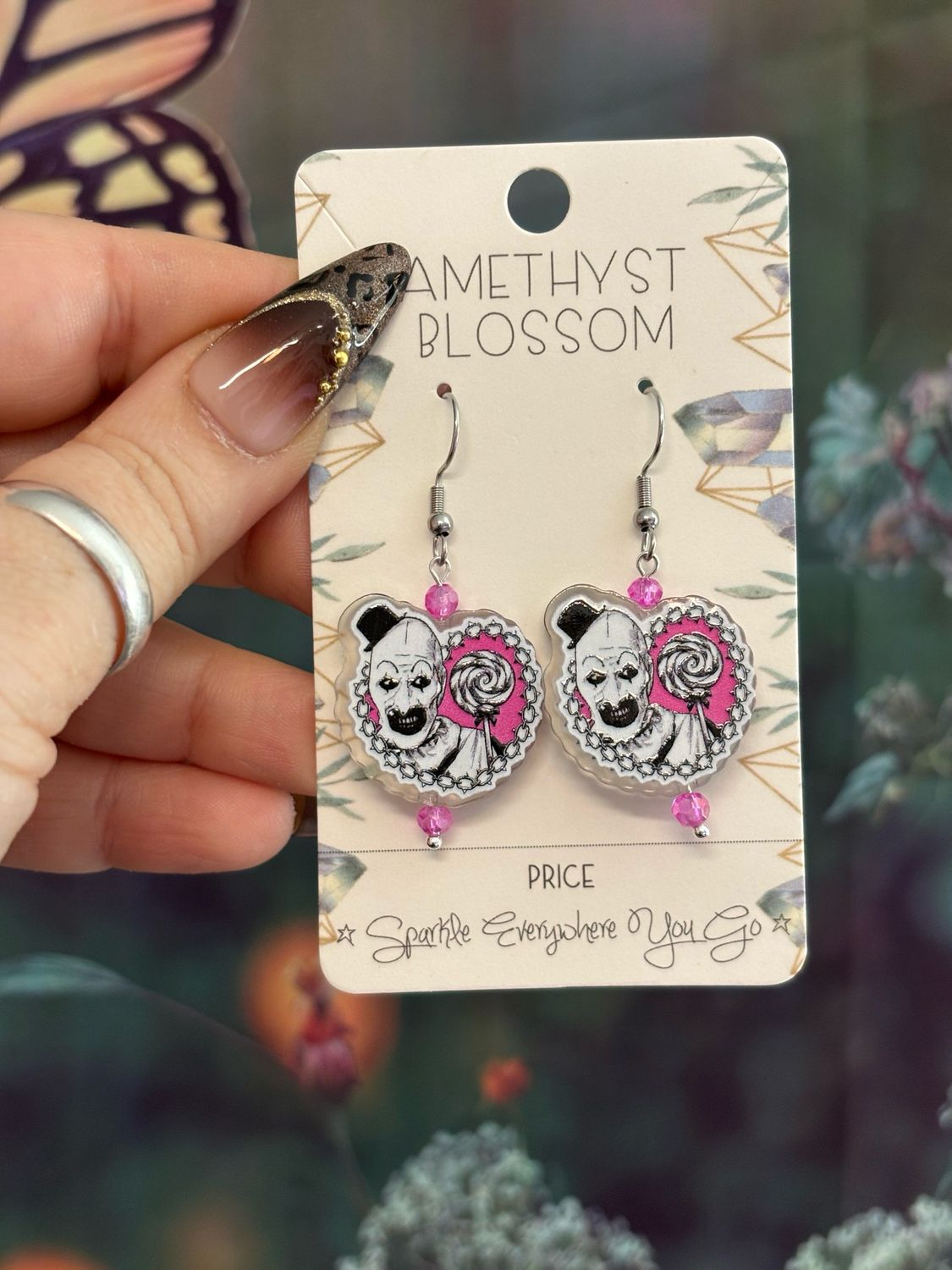 Pretty in Terror Art The Clown Earrings