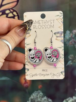 Pretty in Terror Art The Clown Earrings