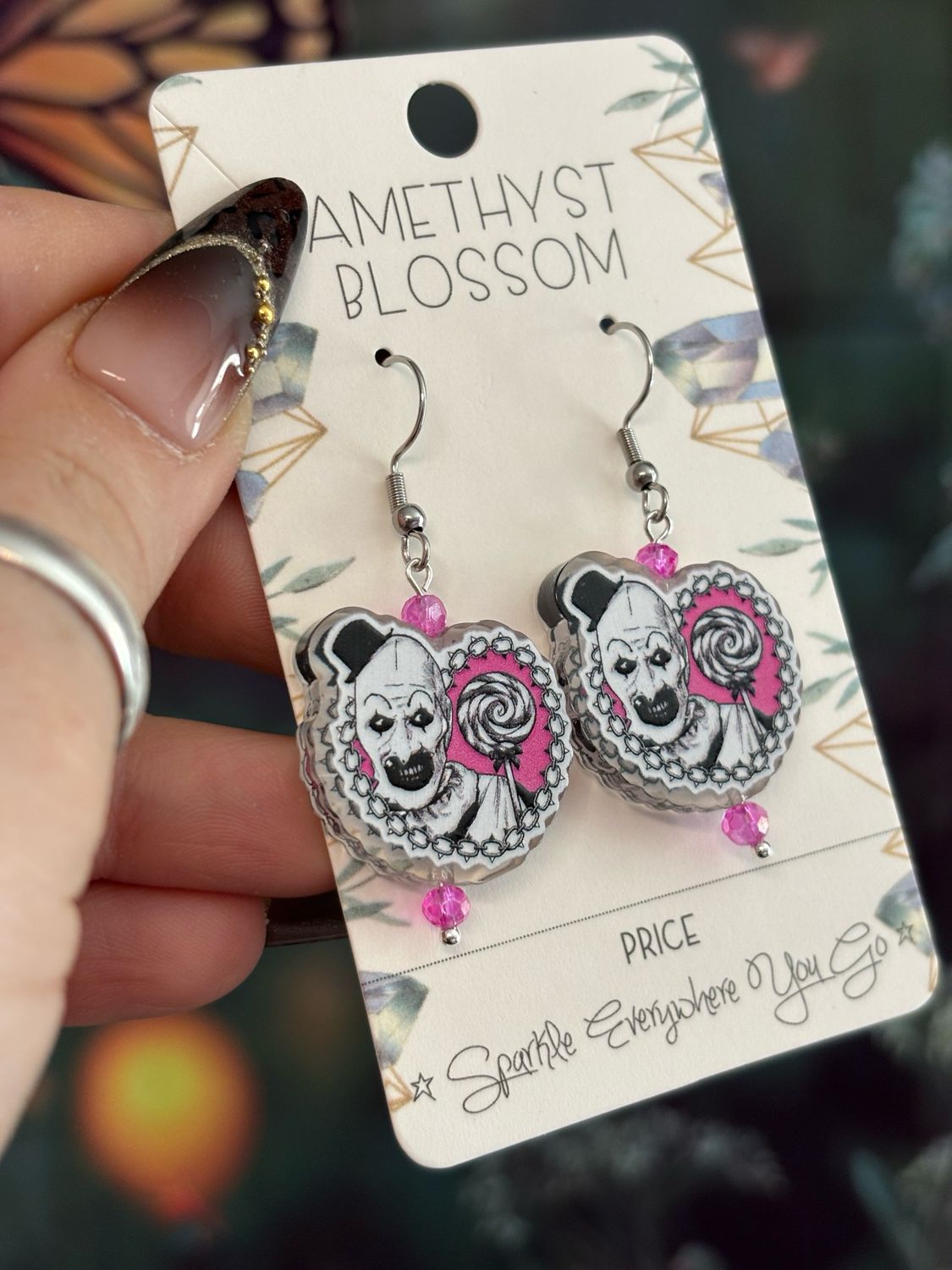 Pretty in Terror Art The Clown Earrings