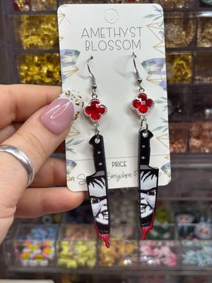 Slasher Sparkle Earrings | Choose Your Killer