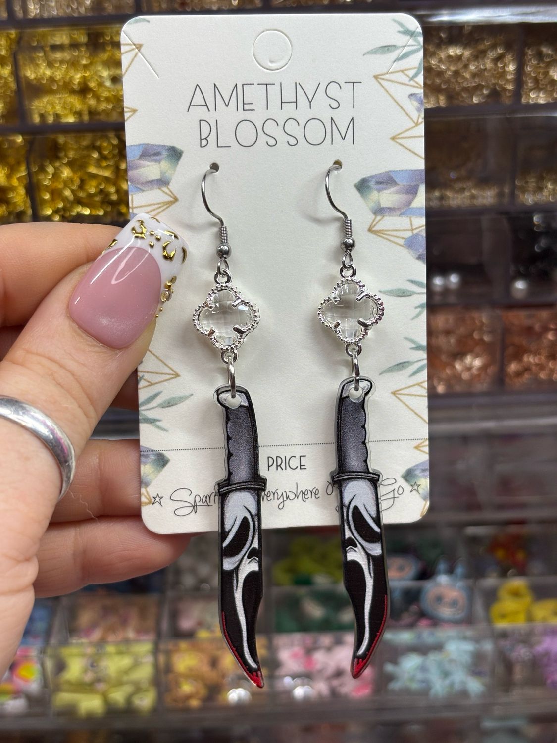 Slasher Sparkle Earrings | Choose Your Killer