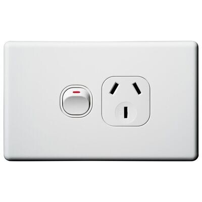VX Classic Single Power Outlet 250v 10a