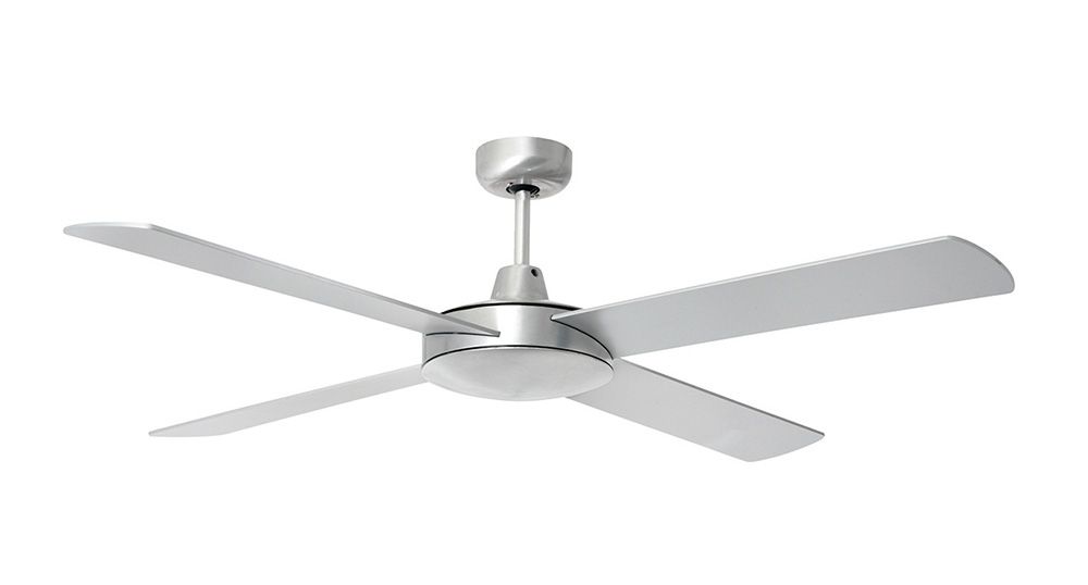 Brilliant Tempest 1320mm (52”) 4 Blade sweep ceiling Fan Brushed Aluminium