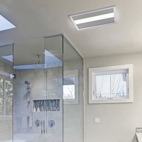 Ventair Sahara Bathroom 4 In 1 High Powered Heat, Light, Cooling and Exhaust Fan | White