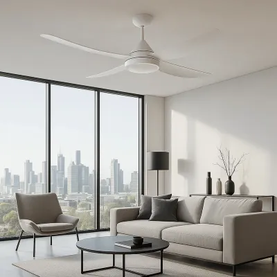 Brilliant VECTOR-II - 52 Brilliant VECTOR-II - 52" 1320mm 4 Blade AC Ceiling Fan with Ezi-Fit Blades WHITE