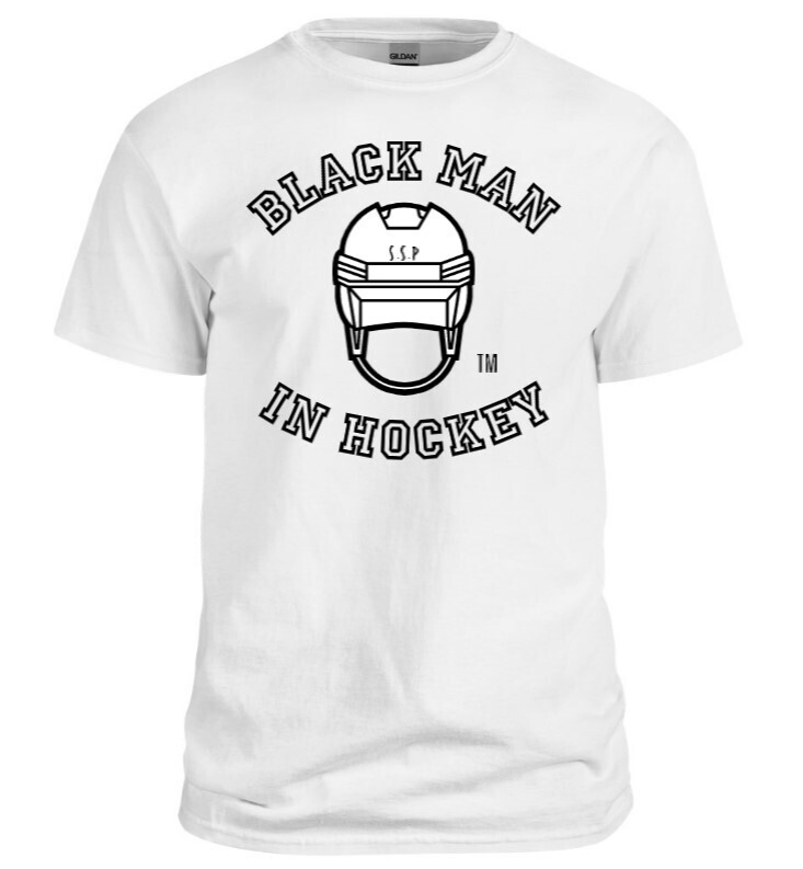 &quot;BLACK MAN IN HOCKEY&quot; T-SHIRT