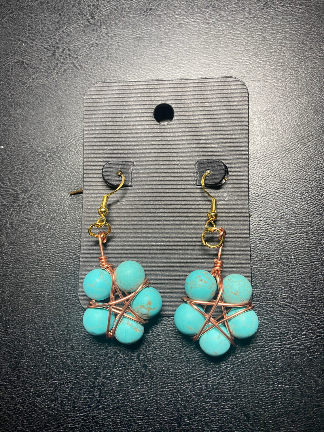 Turquinite Star Earrings
