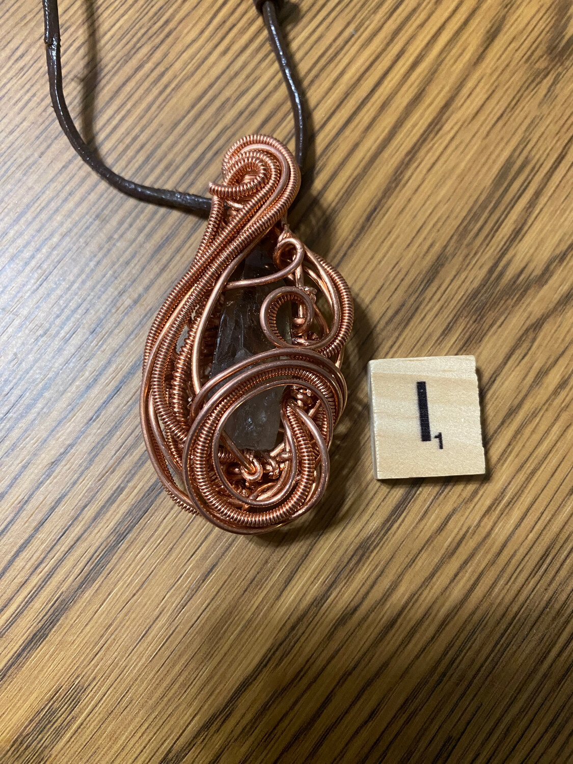 Hand Mined Smoky Quartz Pendant