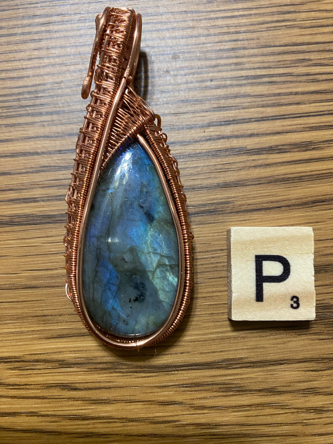 Labradorite Teardrop Pendant
