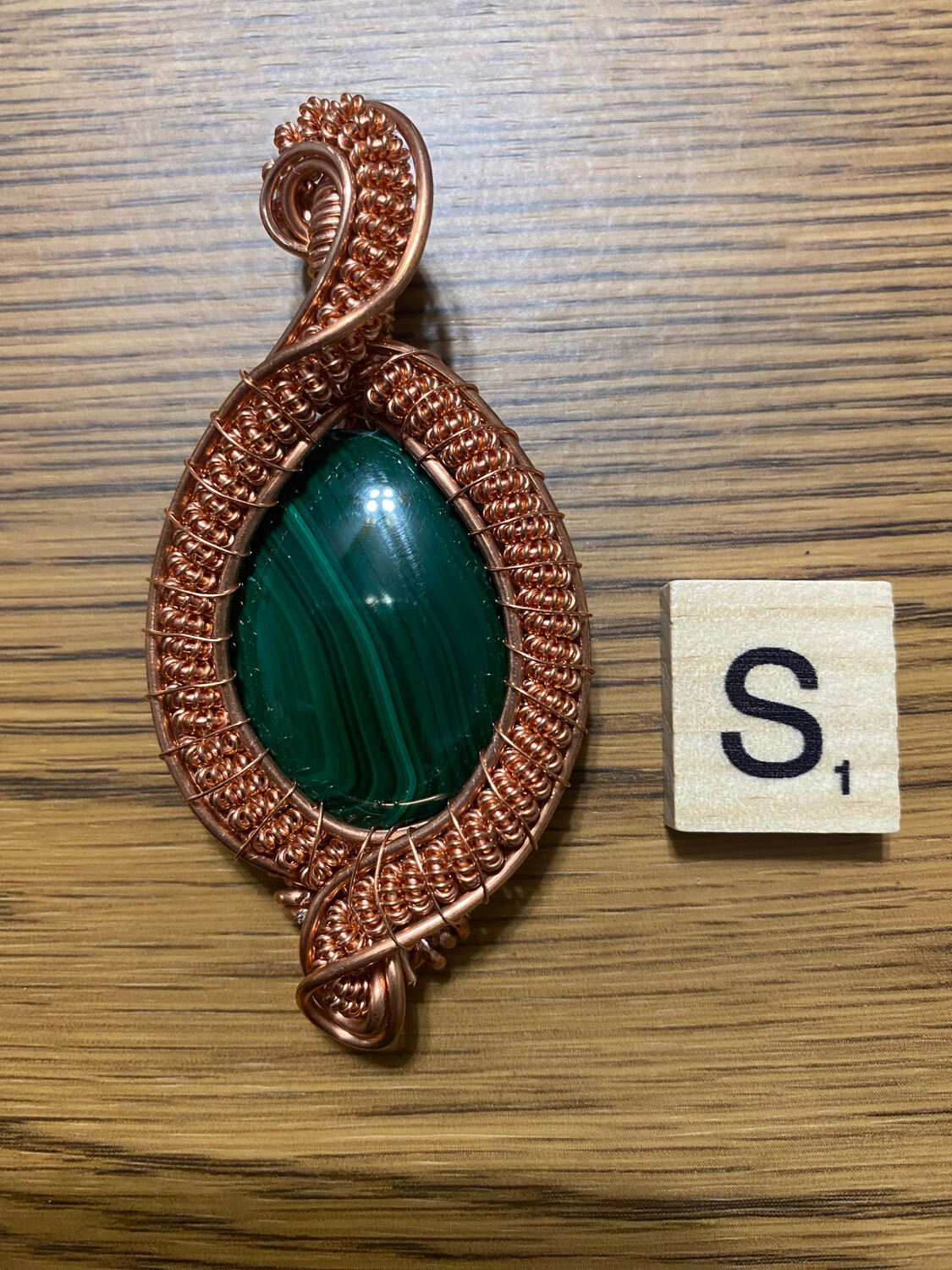Malachite Oval Pendant