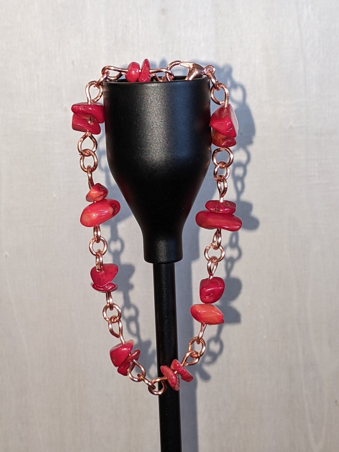 Red Coral Jasper Bracelet