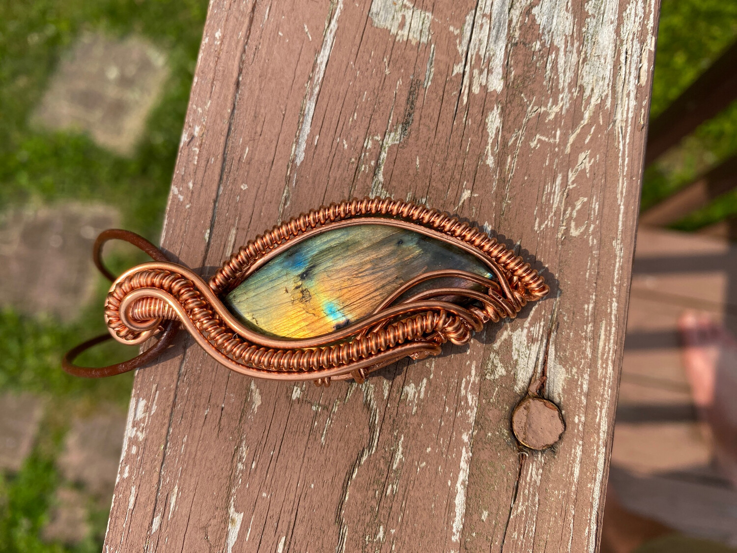Labradorite Sunset Pendant
