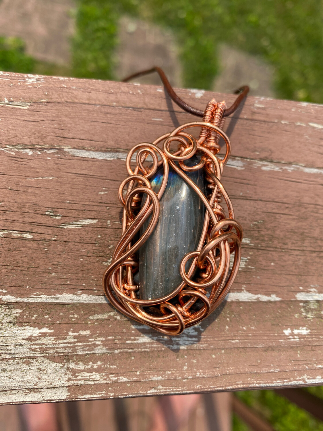 Labradorite Super Swirl Pendant