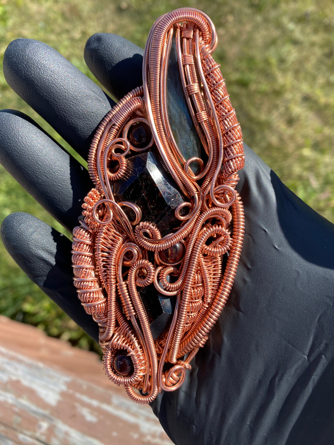 Nigerian Garnet Pendant (large)