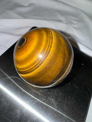 401g Tiger Eye Sphere With Stand
