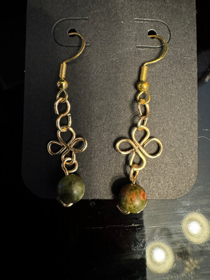 Unakite Earrings