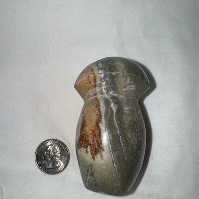 3in Ocean Jasper Mushroom Carving