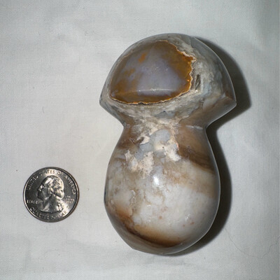 3in Ocean Jasper Mushroom Carving