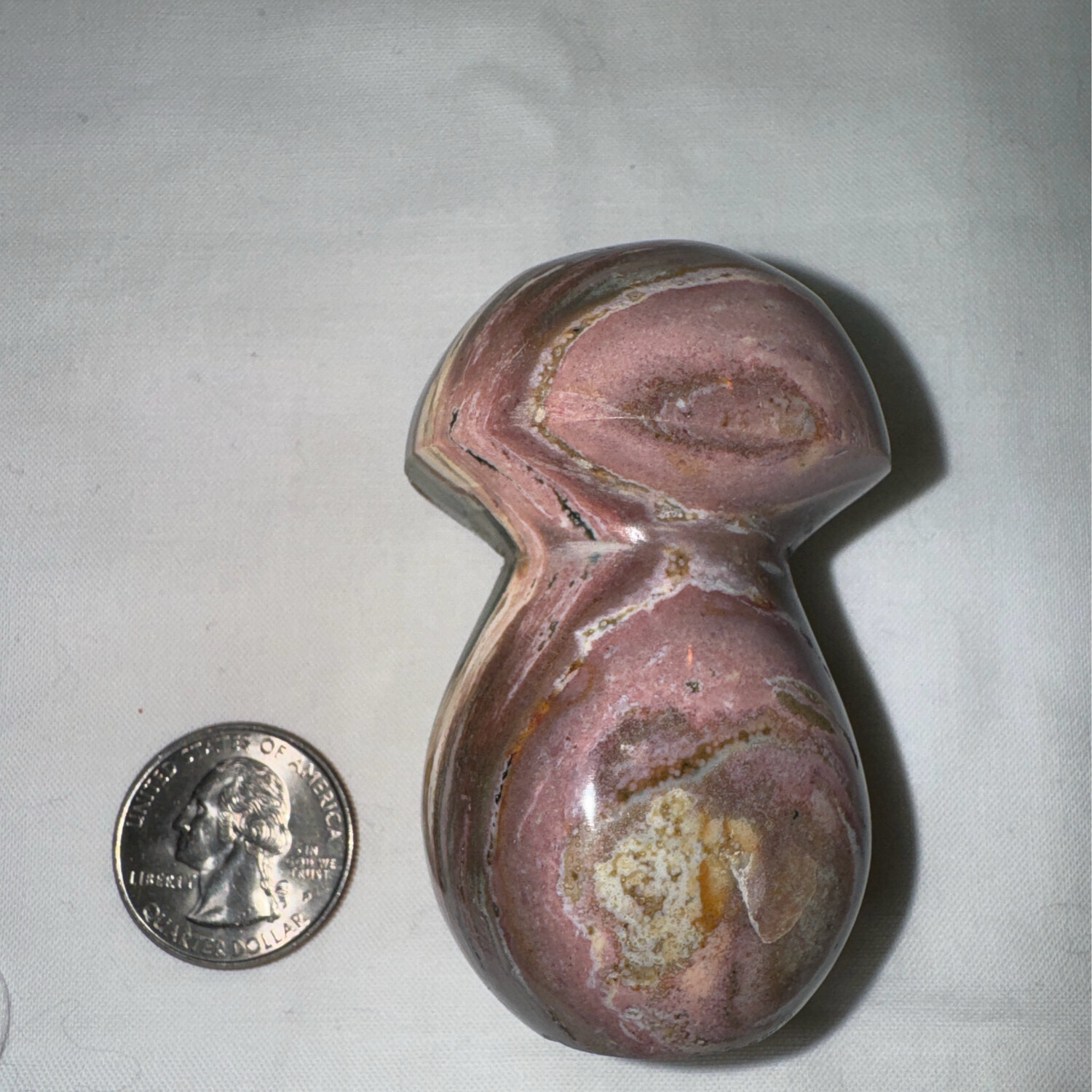 2.5in Ocean Jasper Mushroom Carving