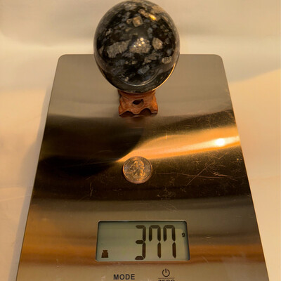 377g Blue Que Sera Sphere