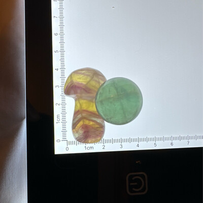 Flourite Mushroom Pair #5