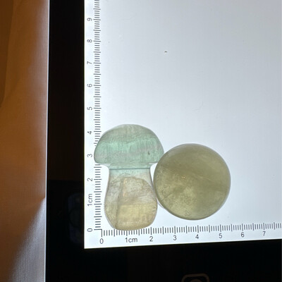 Flourite Mushroom Pair #7