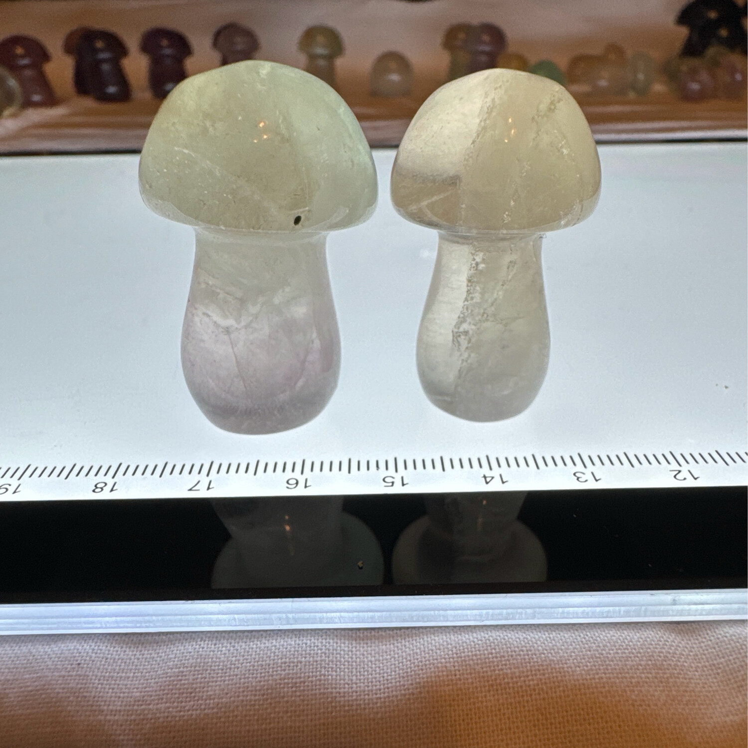 Flourite Mushroom Pair #4