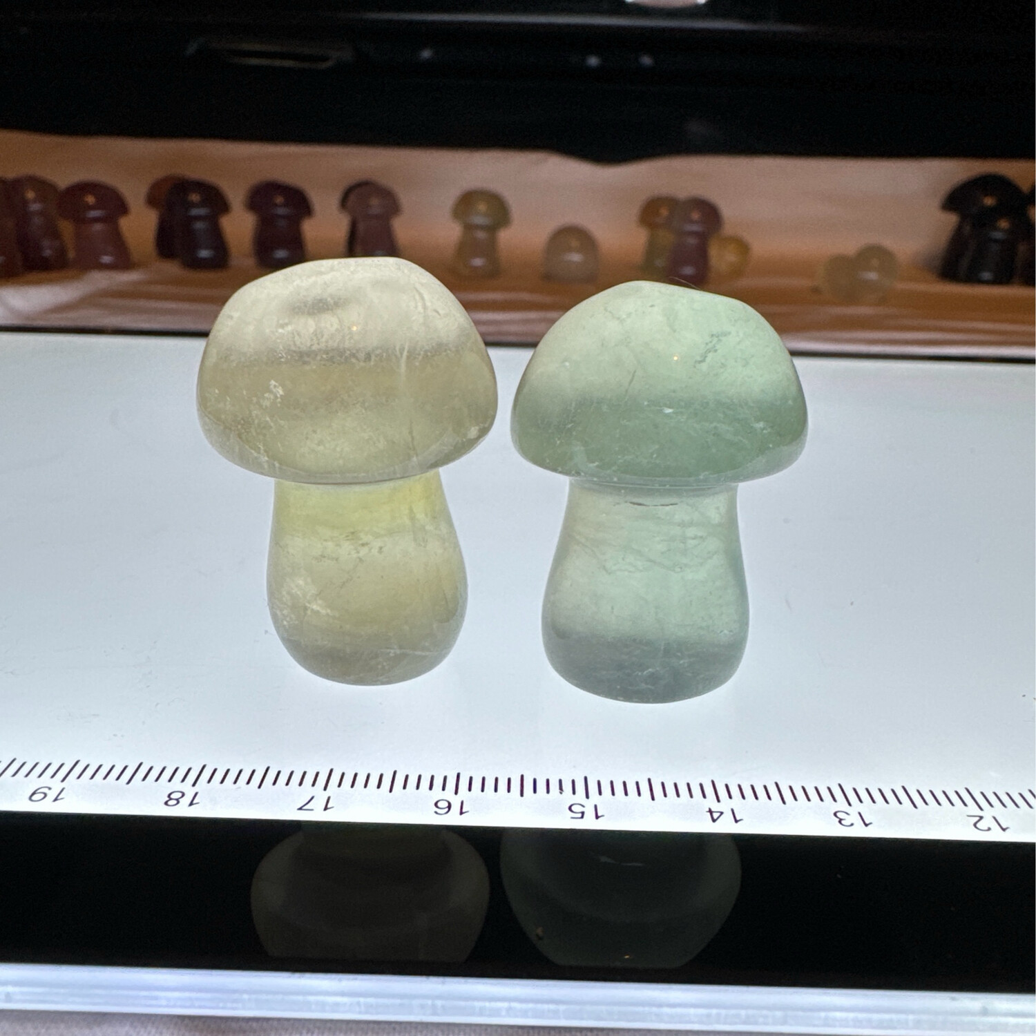 Flourite Mushroom Pair #8